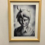 大阪芸大のインターン生からプレゼント絵画