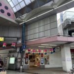 天満駅前にも堀川戎の商売繁盛ちょうちん