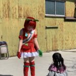 石神梅林までお越しいただいた、銚子市特別観光大使(公式)リコちゃん