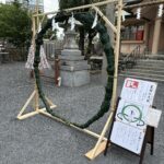 夏越大祓式で茅の輪くぐりを櫻宮で